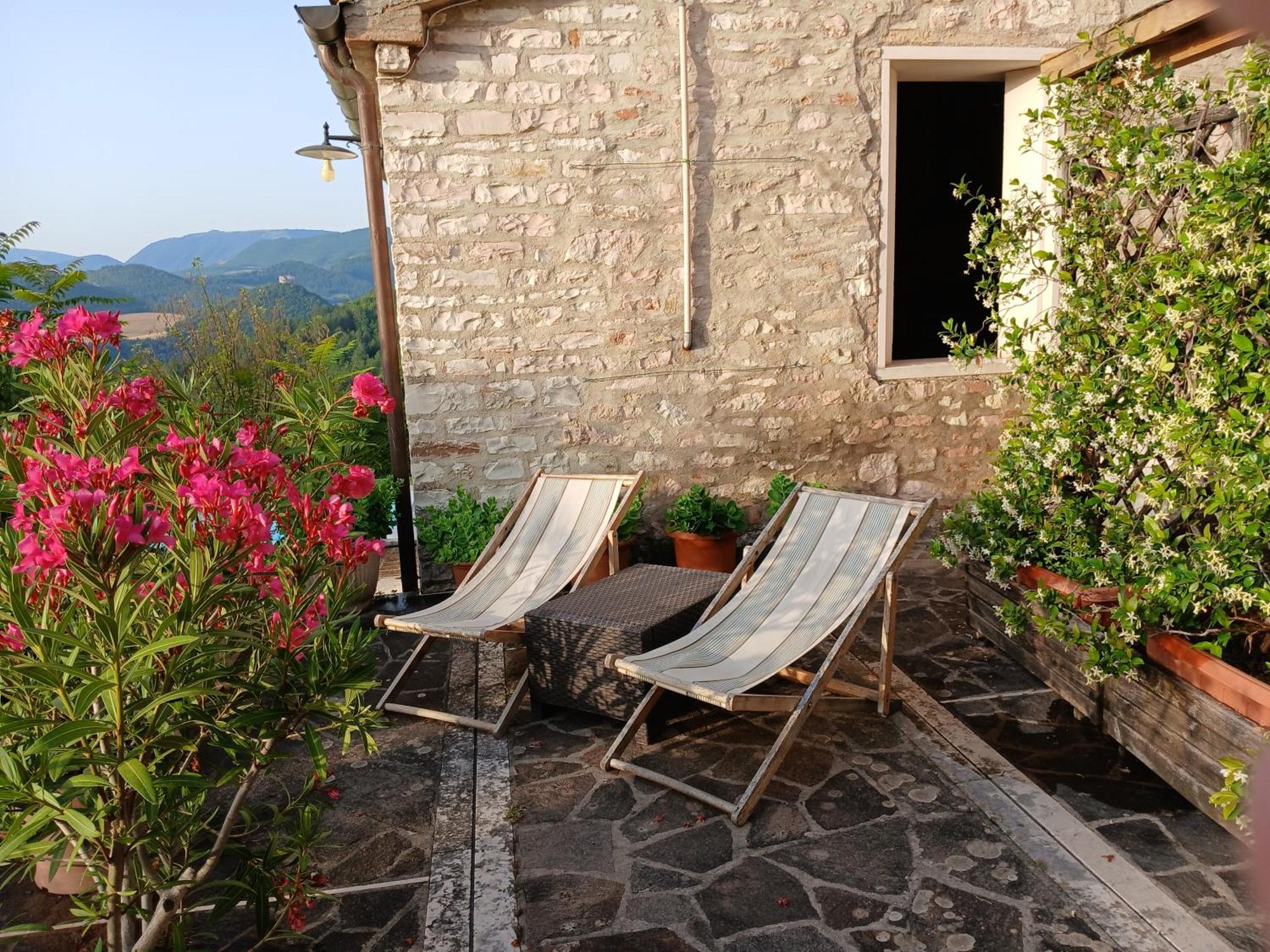 Agriturismo Del Frontino - Lo Studio 阿夸拉尼亚 外观 照片